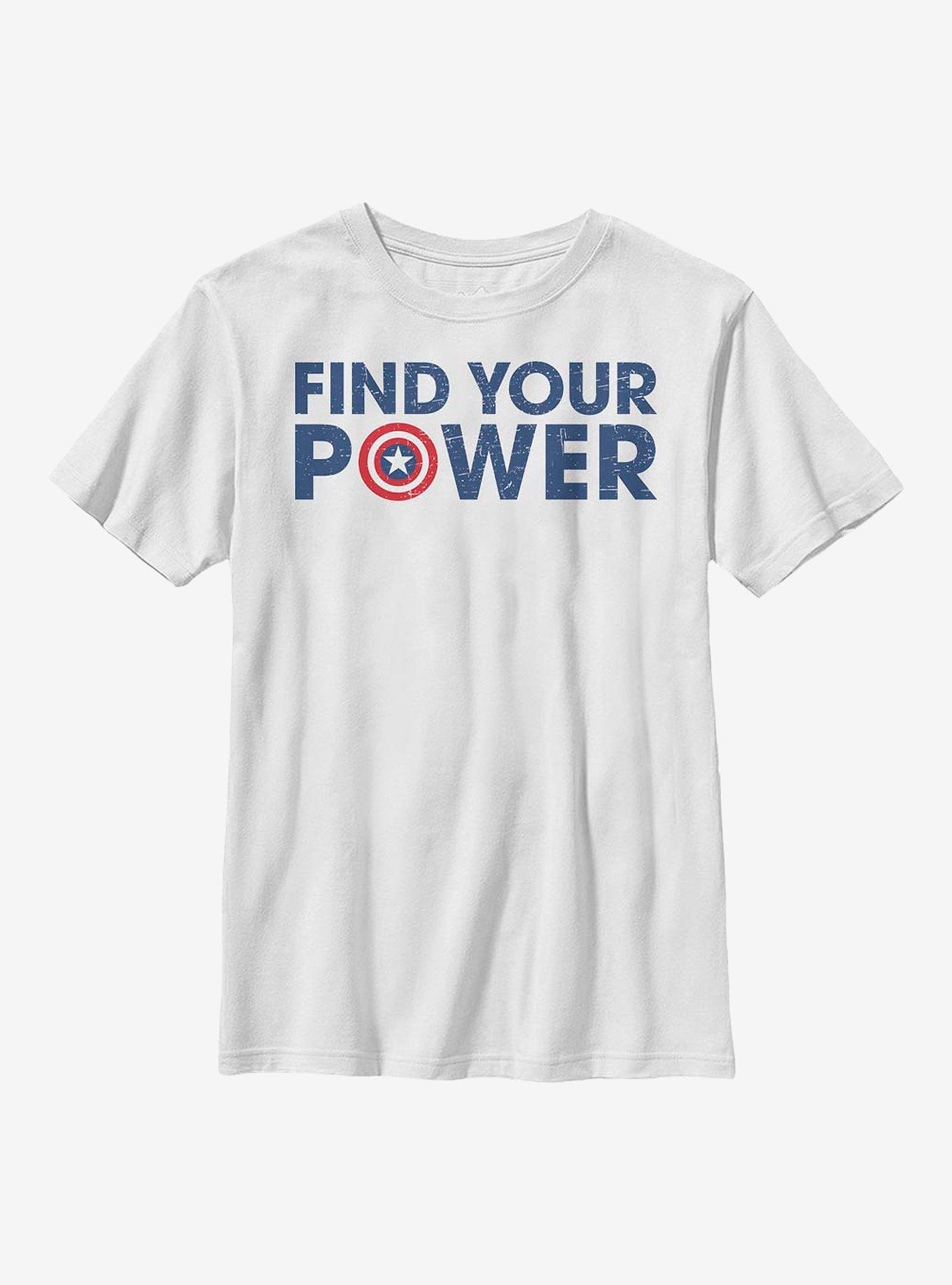 Marvel Captain America Shield Power Youth T-Shirt, , hi-res