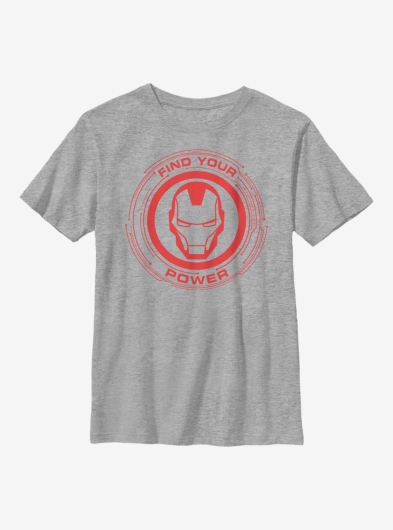 Marvel Iron Man Power Of Iron Man Youth T-Shirt, , hi-res