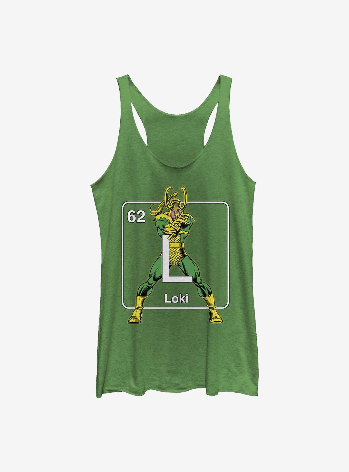 Marvel Loki Periodic Loki Womens Tank Top, , hi-res