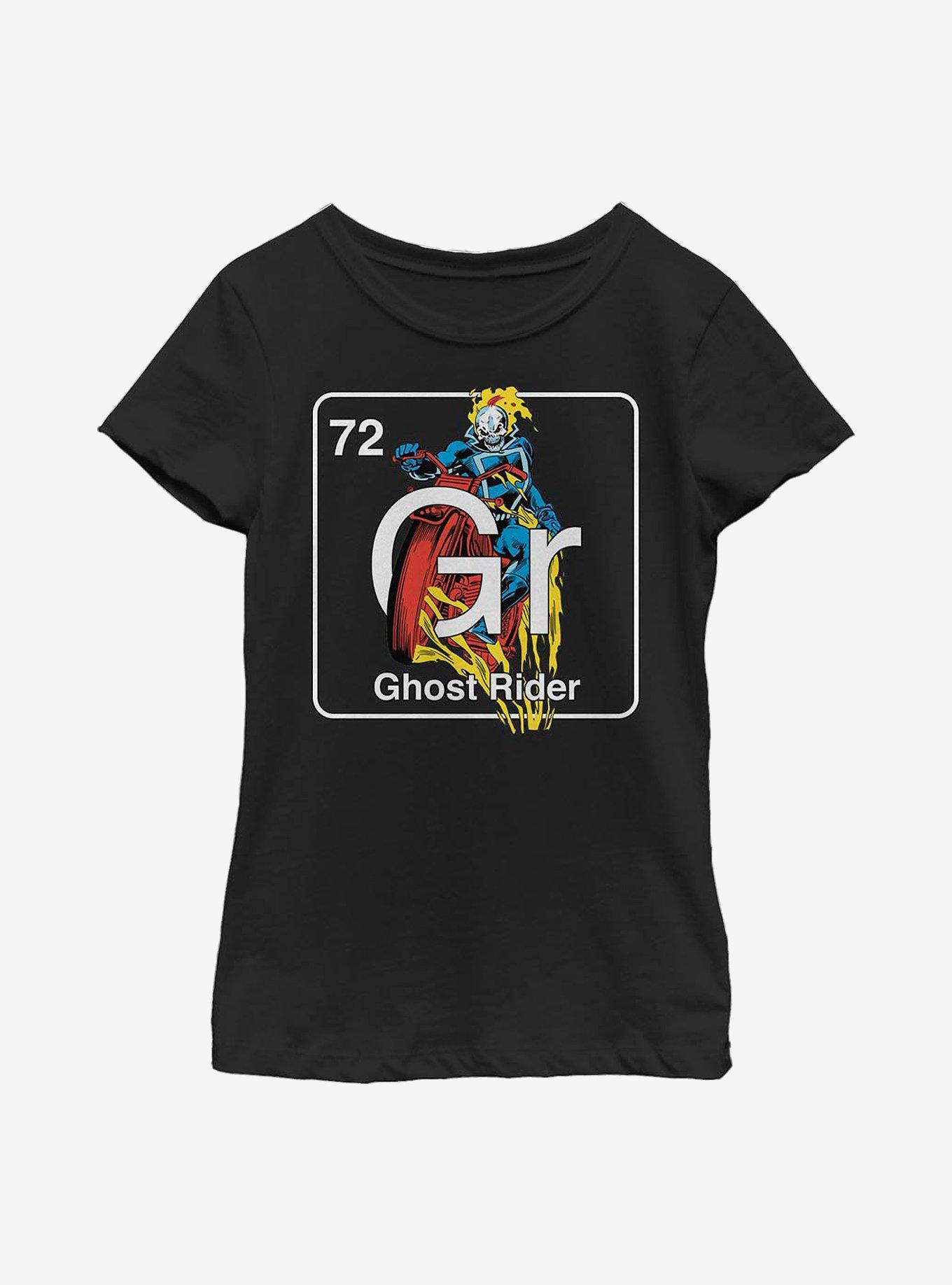 Marvel Ghost Rider Periodic Ghost Rider Youth Girls T-Shirt, , hi-res
