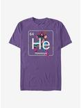 Marvel Hawkeye Periodic Hawkeye T-Shirt, PURPLE, hi-res