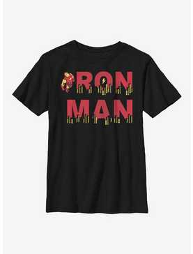 Marvel Iron Man Halftone Youth T-Shirt, , hi-res