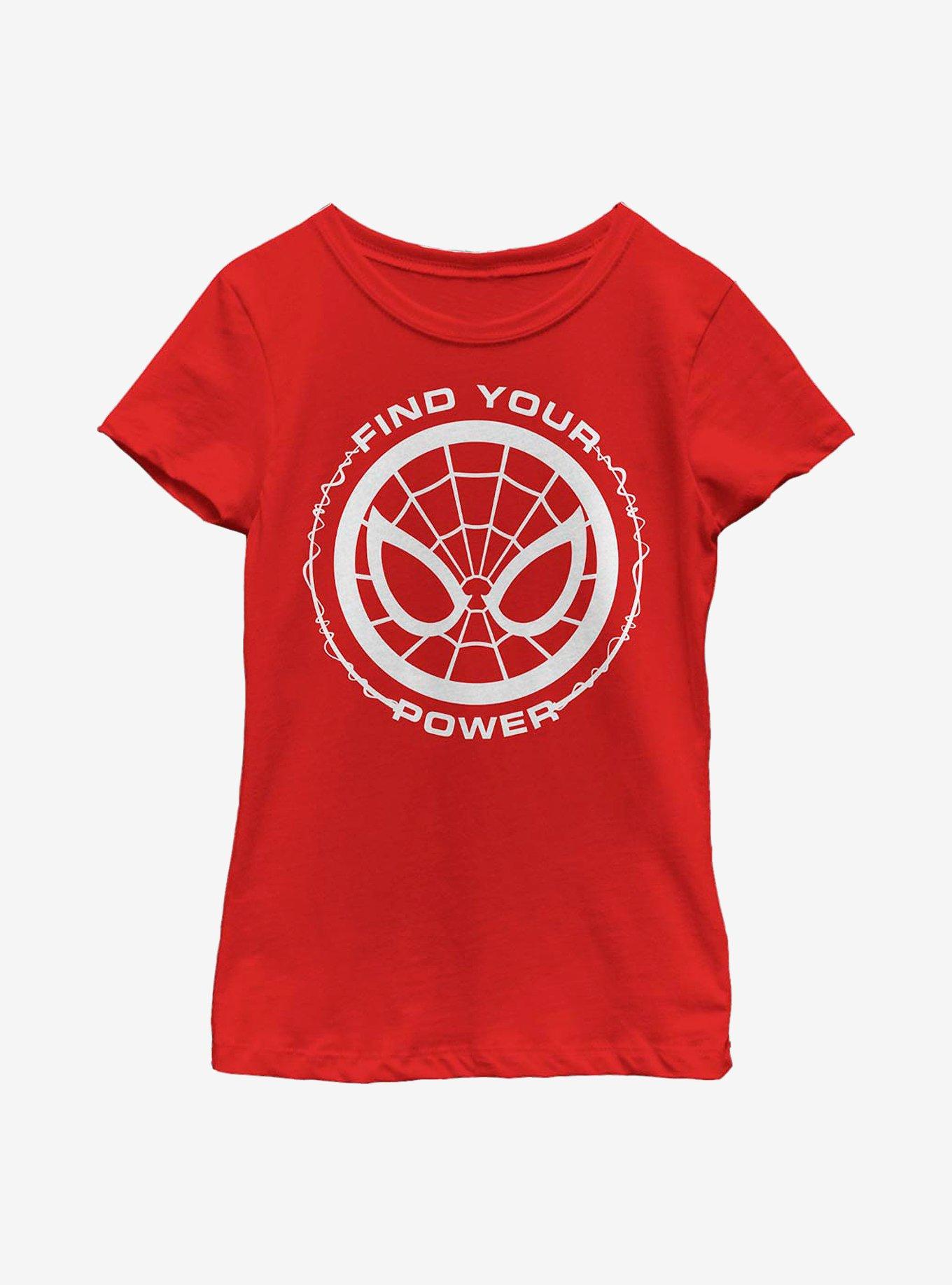 Marvel Spider-Man Spider Power Youth Girls T-Shirt, , hi-res