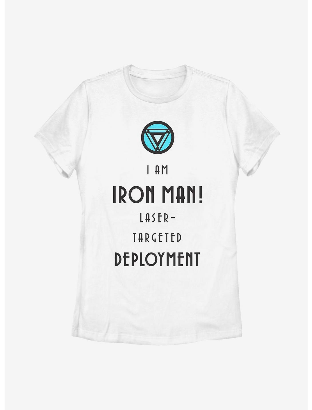 Marvel Iron Man Iron Deployment Womens T-Shirt, WHITE, hi-res