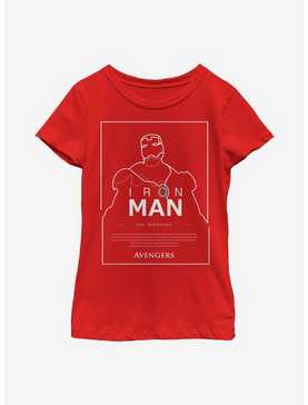 Marvel Iron Man The Invincible Youth Girls T-Shirt, , hi-res
