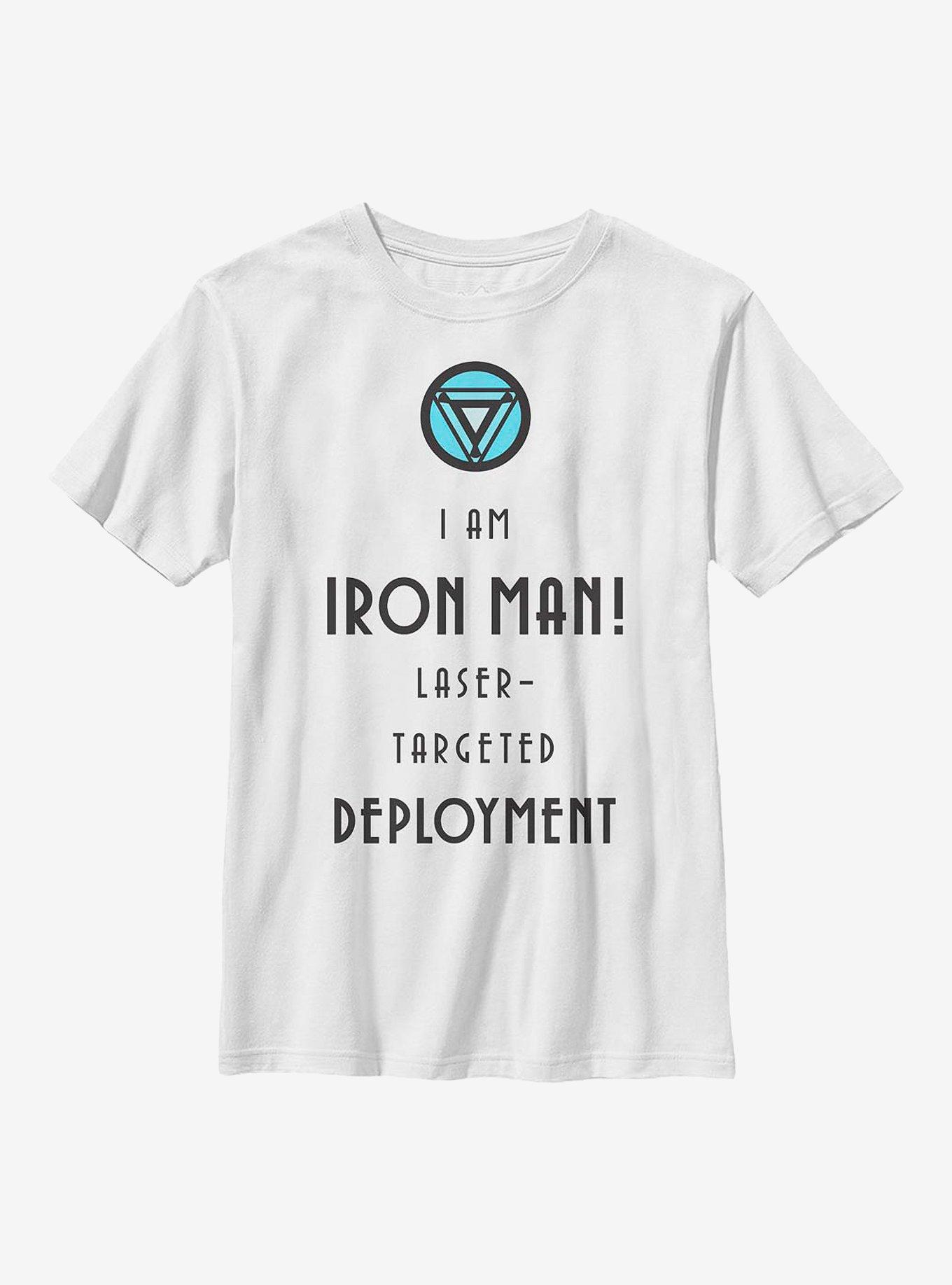 Marvel Iron Man Iron Deployment Youth T-Shirt, WHITE, hi-res