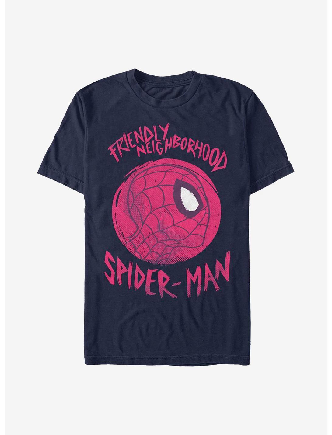 Marvel Spider-Man Friendly Spider-Man T-Shirt, NAVY, hi-res