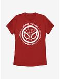 Marvel Spider-Man Spider Power Womens T-Shirt, RED, hi-res