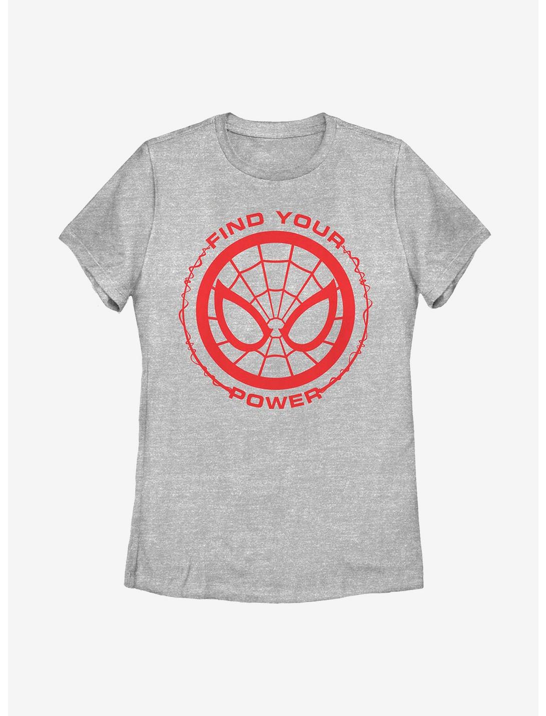 Marvel Spider-Man Spider Power Womens T-Shirt, ATH HTR, hi-res
