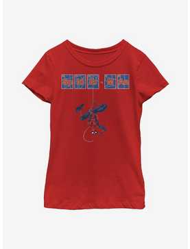 Marvel Spider-Man Spider Tiles Youth Girls T-Shirt, , hi-res