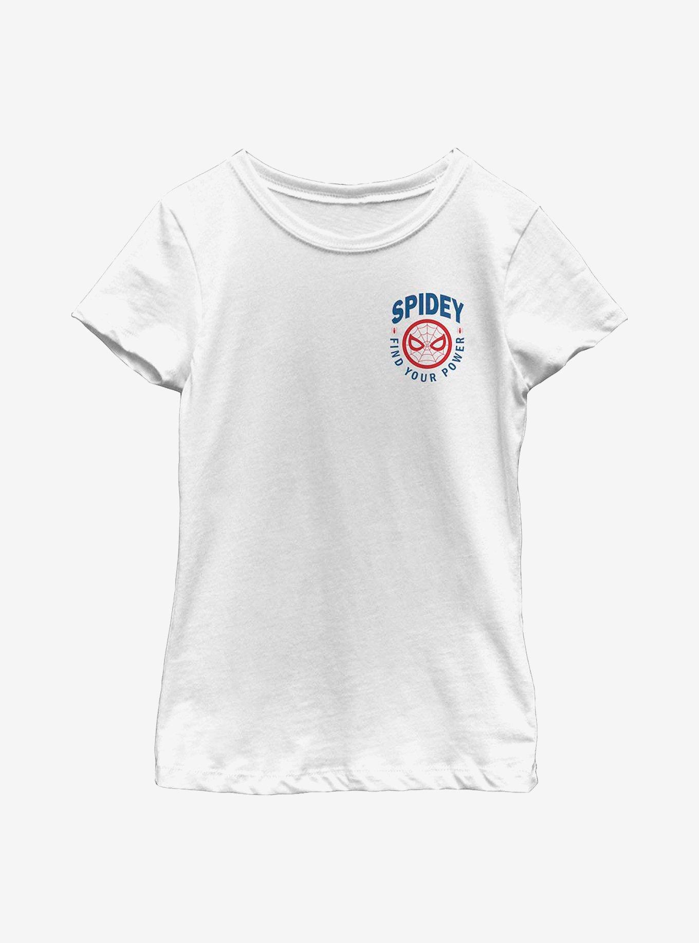 Marvel Spider-Man Spidey Faux Pocket Youth Girls T-Shirt, , hi-res
