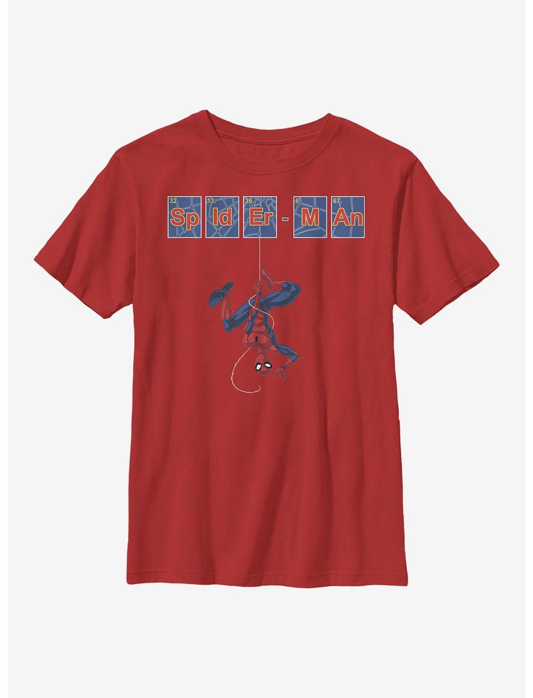 Marvel Spider-Man Spider Tiles Youth T-Shirt, RED, hi-res