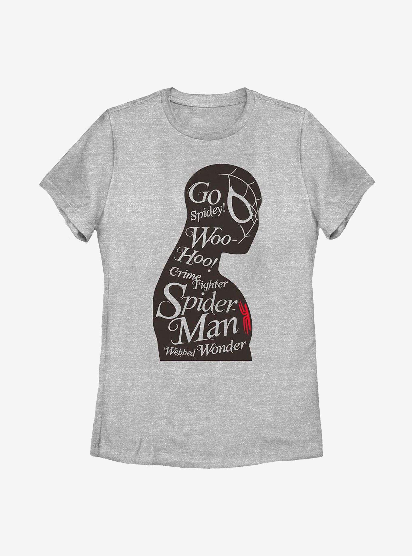 Marvel Spider-Man Silhouette Womens T-Shirt, , hi-res