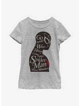 Marvel Spider-Man Silhouette Youth Girls T-Shirt, , hi-res