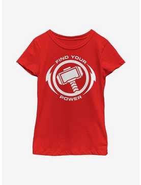 Marvel Thor Power Youth Girls T-Shirt, , hi-res