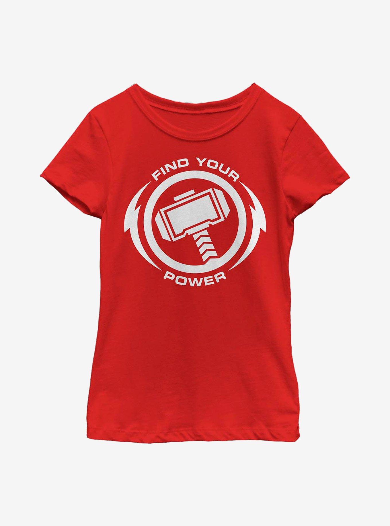 Marvel Thor Power Youth Girls T-Shirt, , hi-res