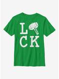 Marvel Thor God Of Luck Youth T-Shirt, KELLY, hi-res