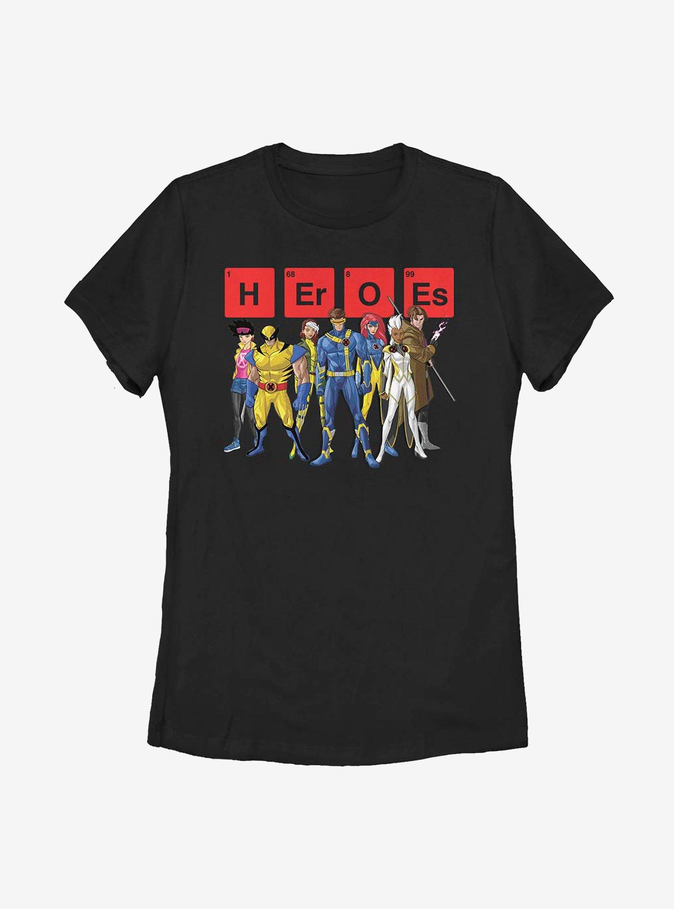 Marvel X-Men Mutant Heroes Womens T-Shirt, , hi-res