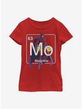 Marvel X-Men Periodic Magneto Youth Girls T-Shirt, RED, hi-res
