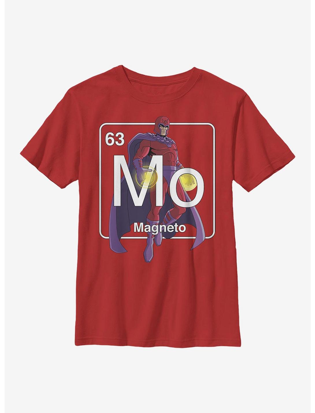 Marvel X-Men Periodic Magneto Youth T-Shirt, RED, hi-res