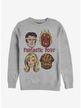 Marvel Fantastic Four IconsSweatshirt, ATH HTR, hi-res