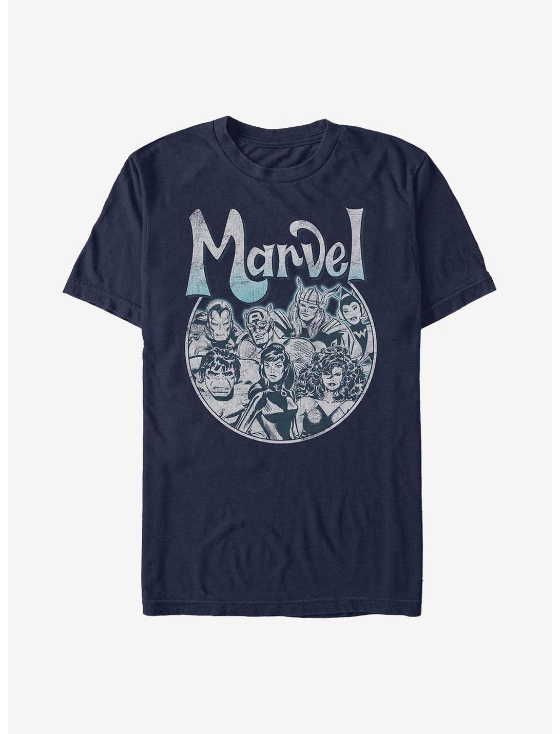 Marvel Avengers Marvel Rock T-Shirt, NAVY, hi-res