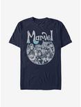 Marvel Avengers Marvel Rock T-Shirt, NAVY, hi-res