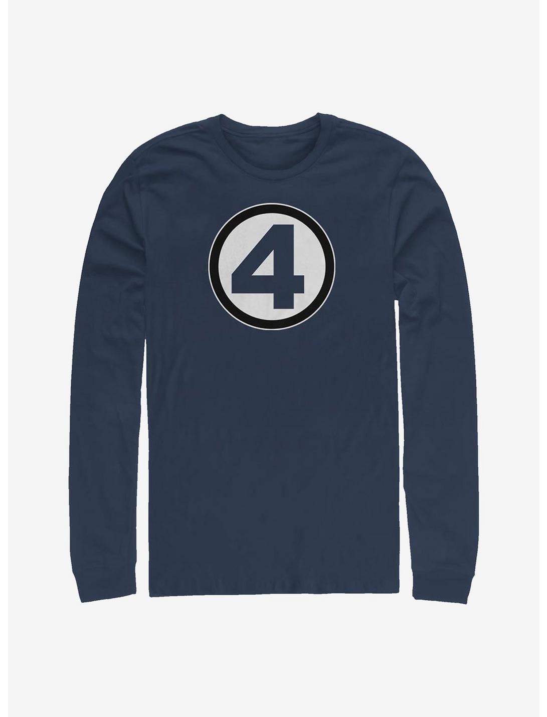 Marvel Fantastic Four Classic Costume Long-Sleeve T-Shirt, NAVY, hi-res