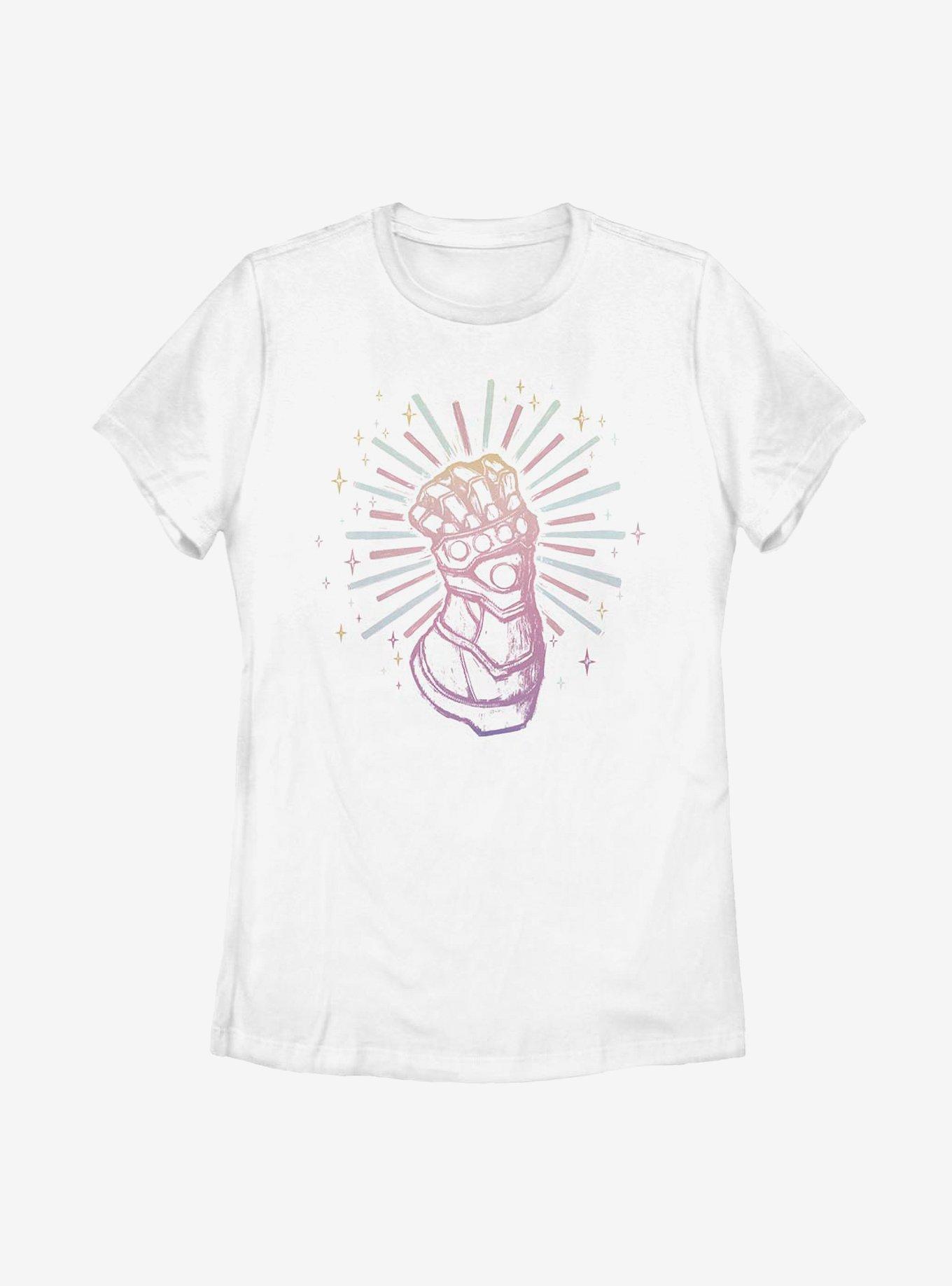 Marvel Avengers 80s Gauntlet Womens T-Shirt, WHITE, hi-res