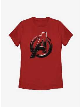 Marvel Avengers Logo Sketch Womens T-Shirt, , hi-res