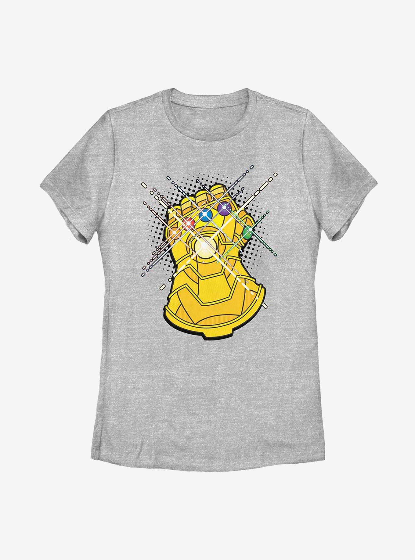 Marvel Avengers Gold Gauntlet Womens T-Shirt, ATH HTR, hi-res