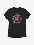 Marvel Avengers Halftone Pop A Womens T-Shirt, BLACK, hi-res