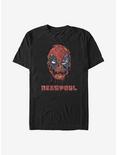 Marvel Deadpool Melting Deadpool T-Shirt, BLACK, hi-res
