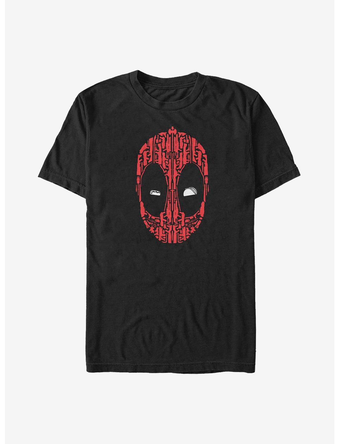 Marvel Deadpool Silhouette Deadpool T-Shirt, BLACK, hi-res