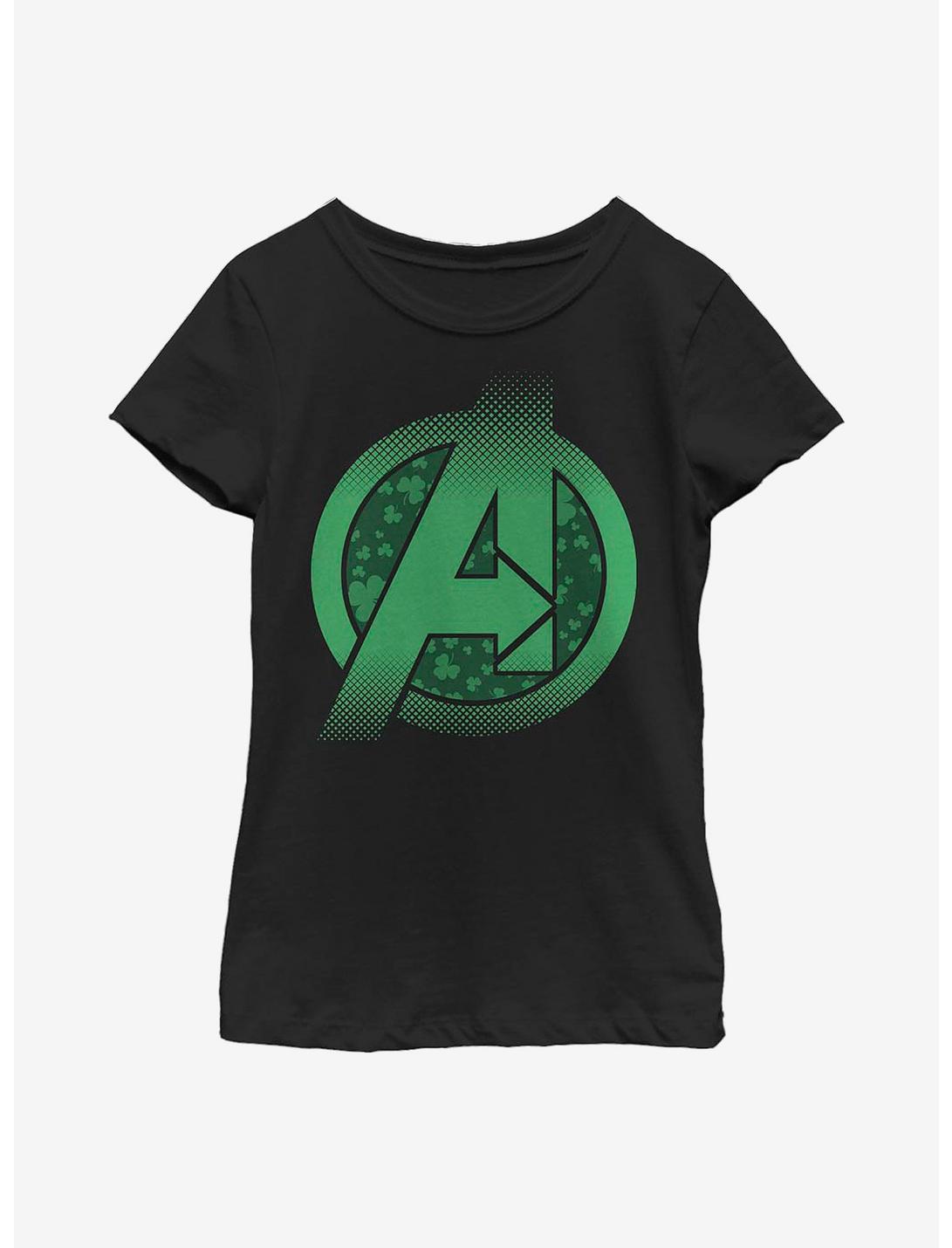 Marvel Avengers Lucky A Youth Girls T-Shirt, BLACK, hi-res