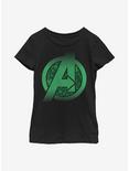 Marvel Avengers Lucky A Youth Girls T-Shirt, BLACK, hi-res