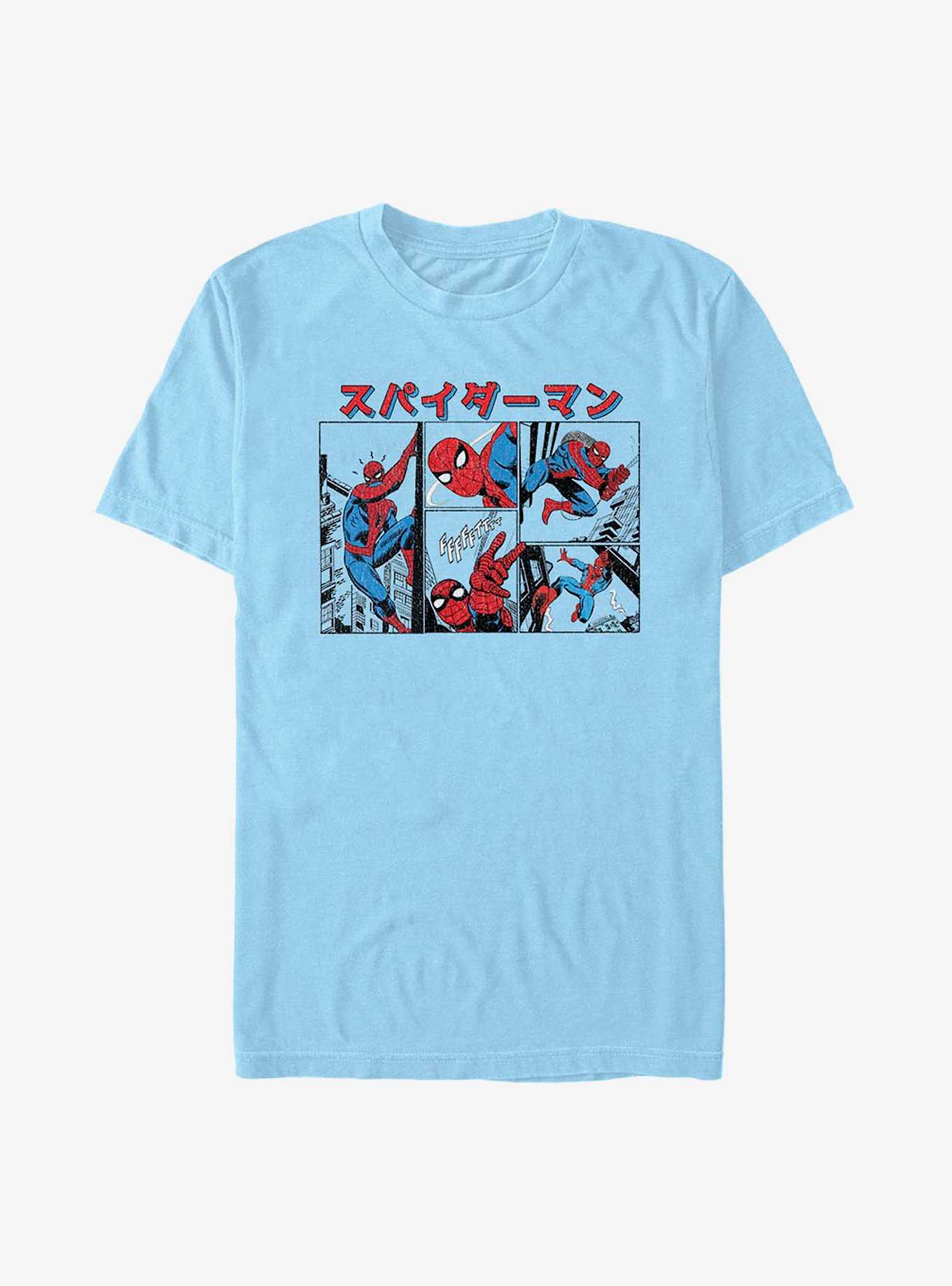 Marvel Spider-Man Japanese Text T-Shirt, , hi-res