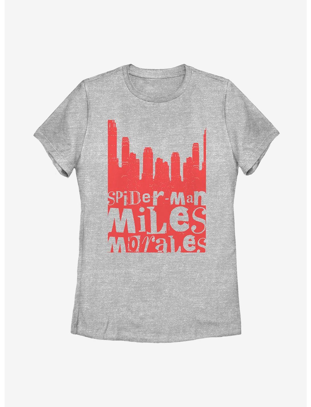 Marvel Spider-Man Miles Morales City Womens T-Shirt, ATH HTR, hi-res