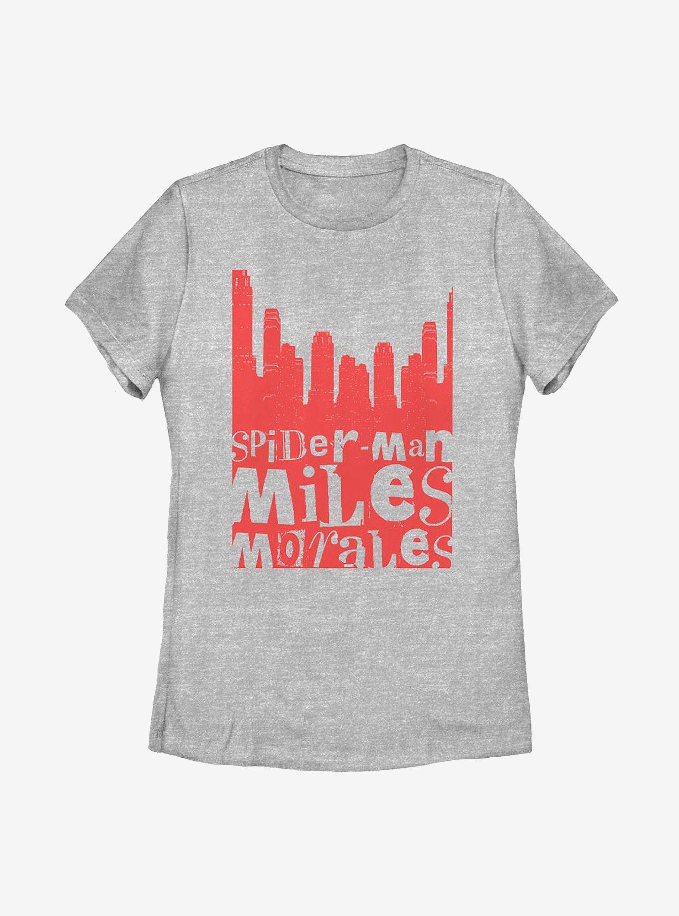 Marvel Spider-Man Miles Morales City Womens T-Shirt, , hi-res