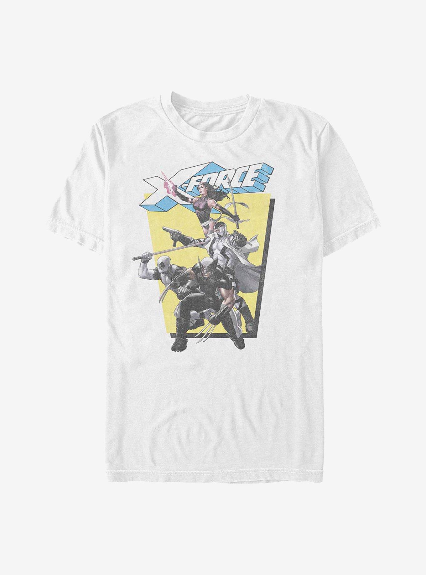 Marvel Deadpool X Force Group T-Shirt, WHITE, hi-res