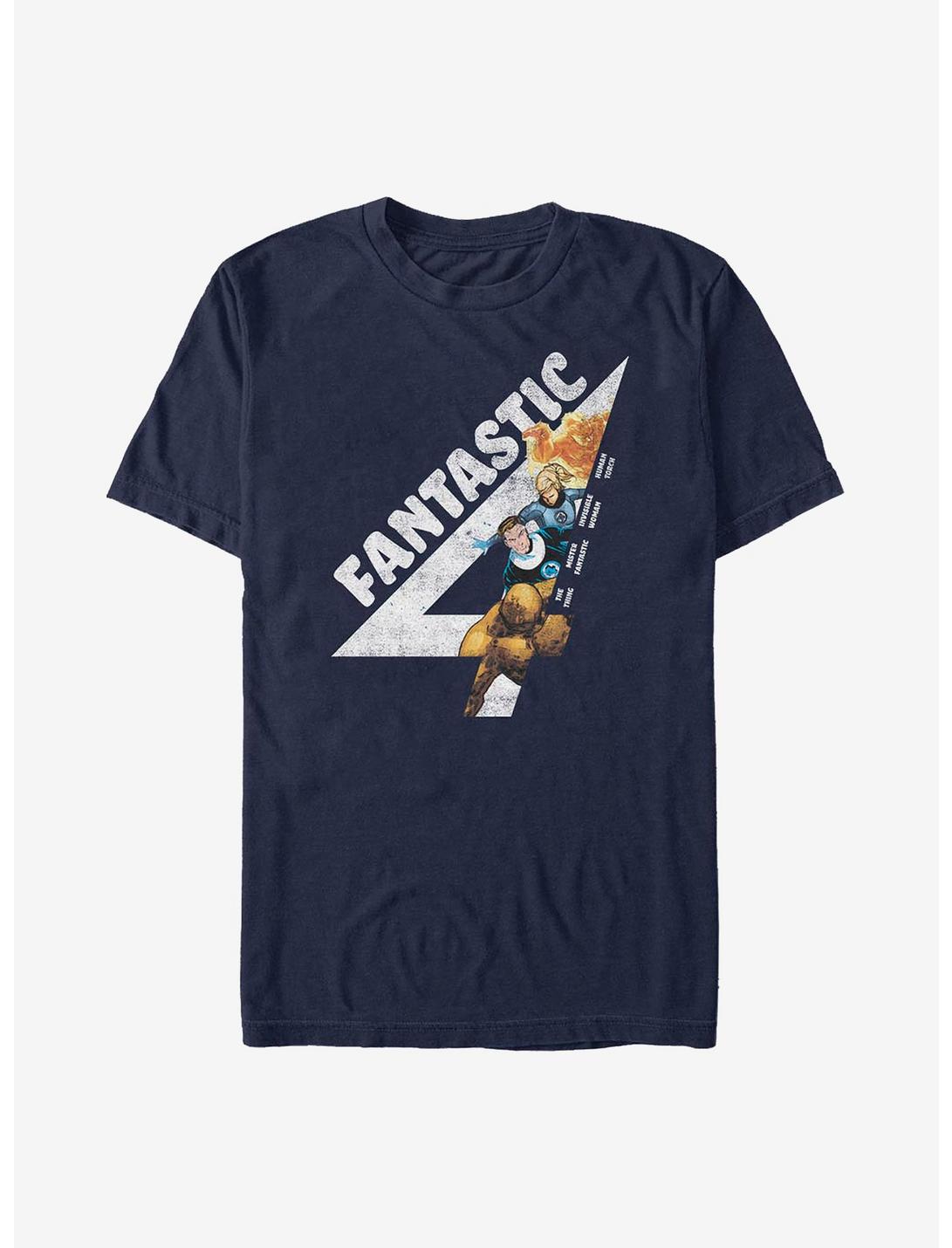 Marvel Fantastic Four Fantastically Vintage T-Shirt, NAVY, hi-res