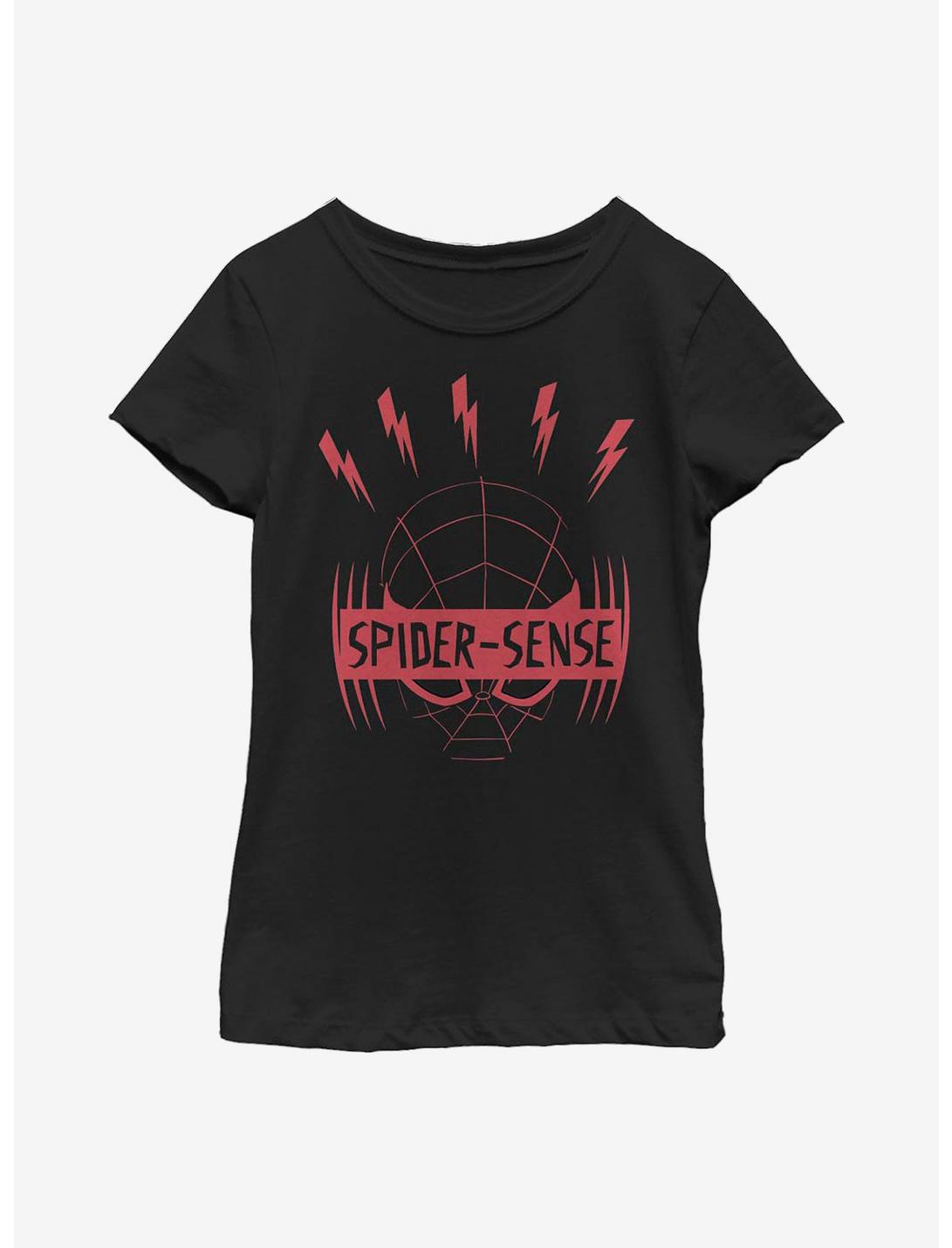 Marvel Spider-Man Morales Sense Youth Girls T-Shirt, BLACK, hi-res