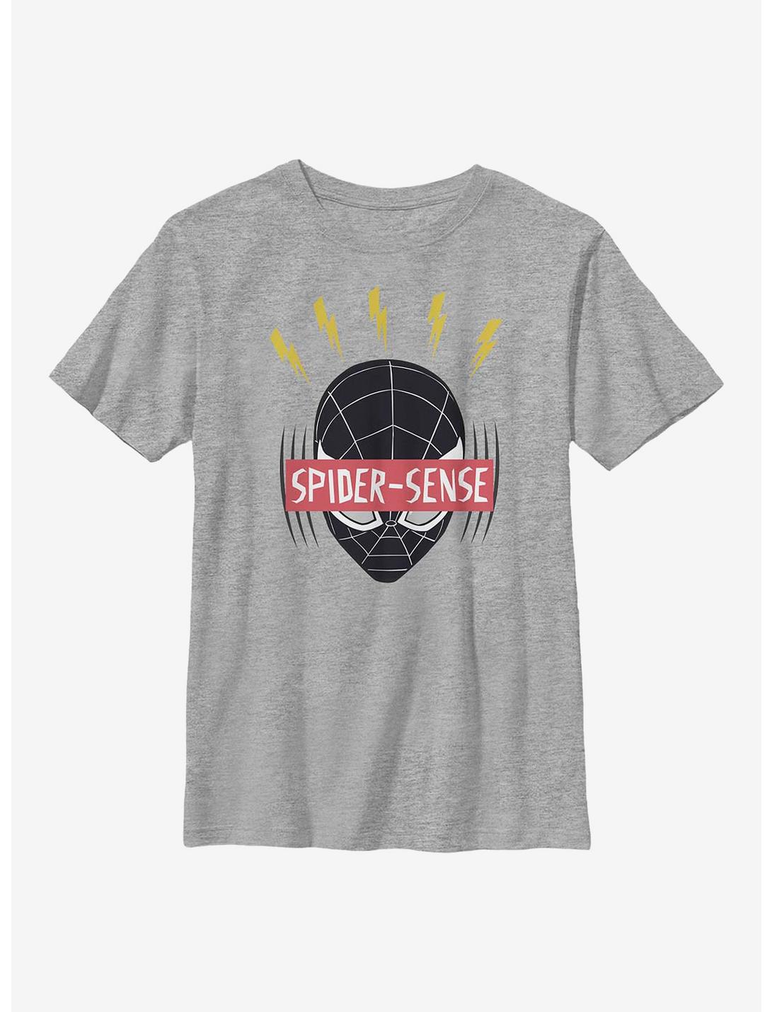 Marvel Spider-Man Morales Sense Youth T-Shirt, ATH HTR, hi-res