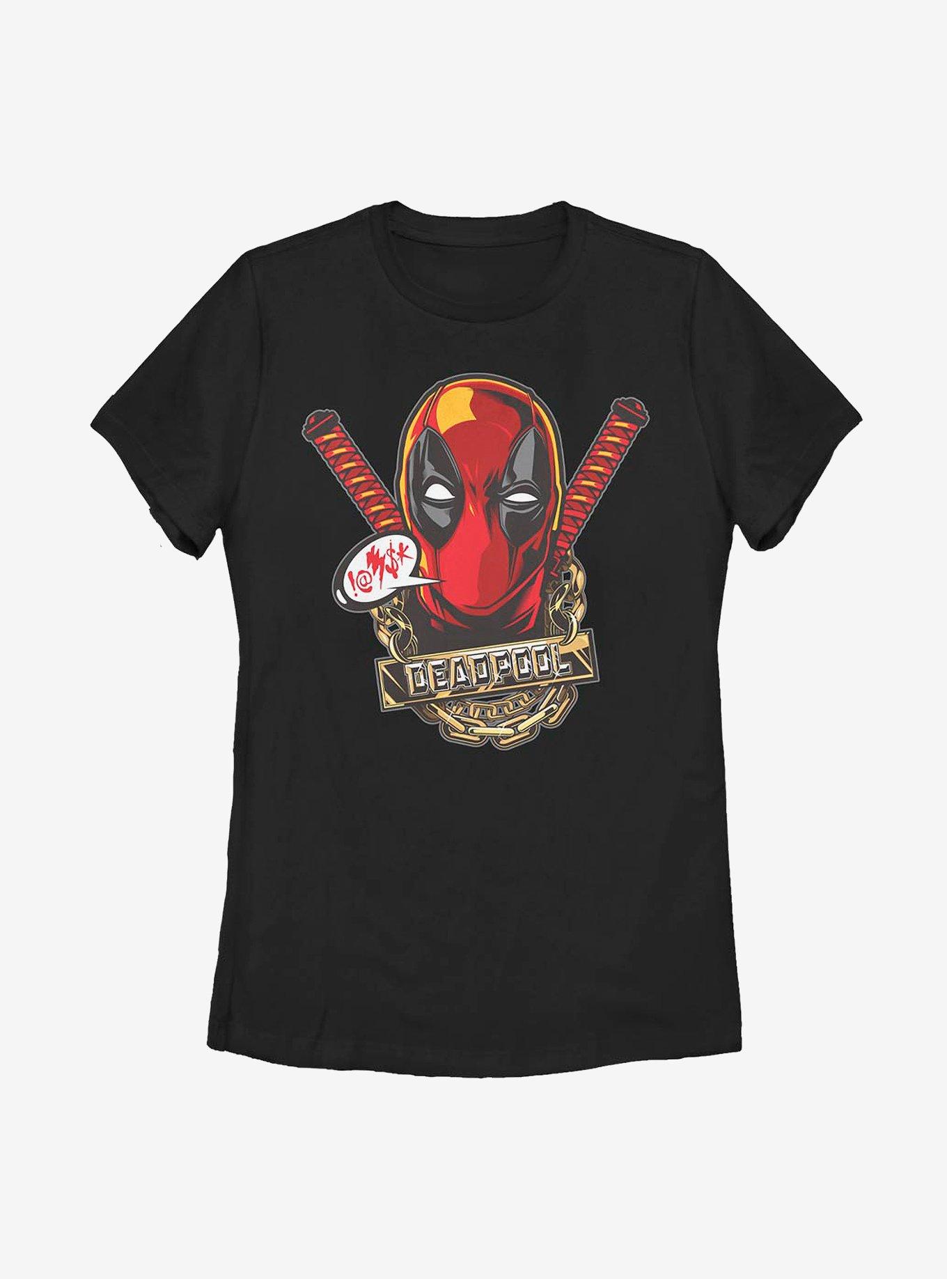 Marvel Deadpool Gold Plated Womens T-Shirt, , hi-res