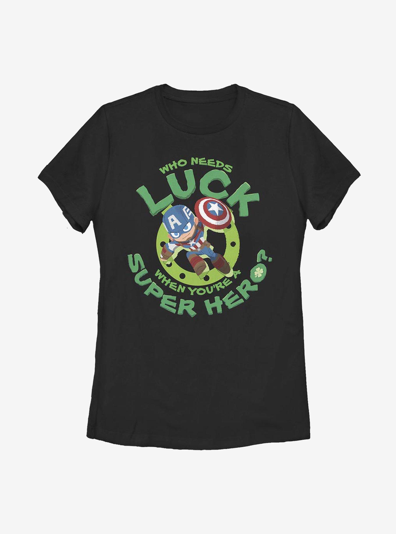 Marvel Captain America Super America Luck Womens T-Shirt, , hi-res