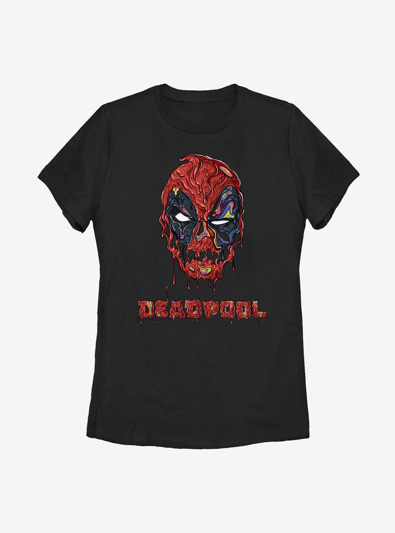 Marvel Deadpool Melting Deadpool Womens T-Shirt, , hi-res