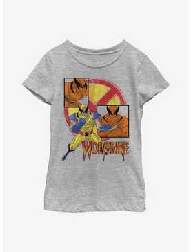 Marvel Wolverine Claw Panels Youth Girls T-Shirt, , hi-res