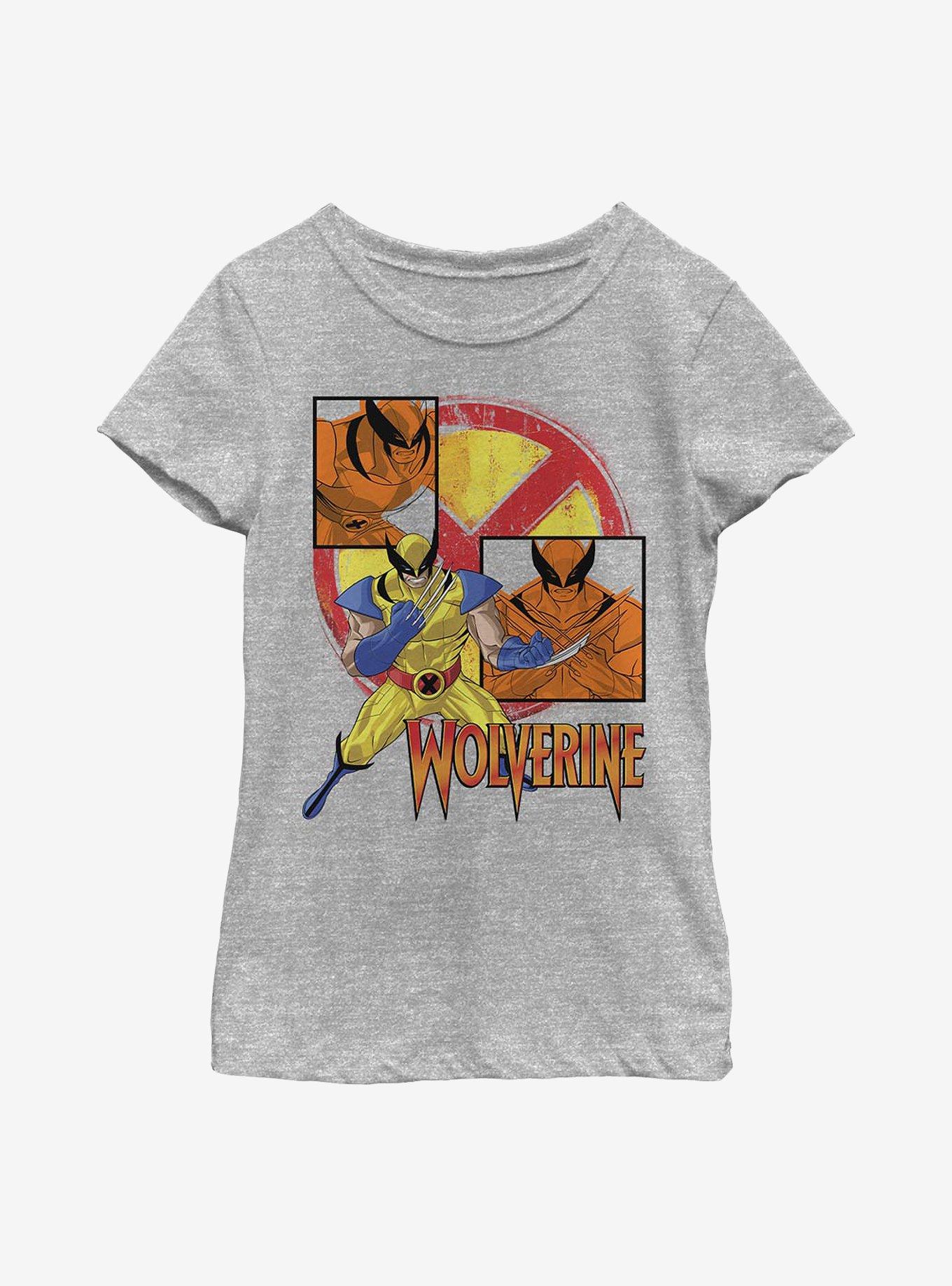 Marvel Wolverine Claw Panels Youth Girls T-Shirt, , hi-res
