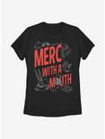 Marvel Deadpool Sketchy Merc Womens T-Shirt, BLACK, hi-res