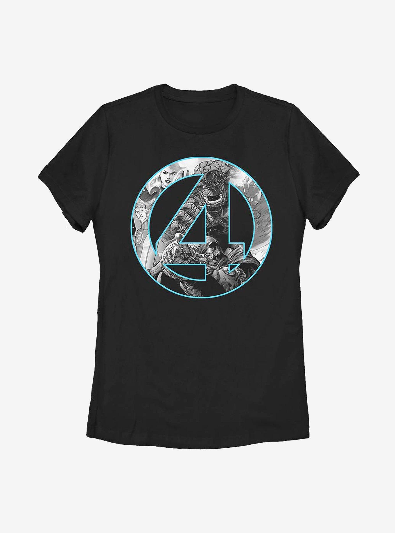 Marvel Fantastic Four Badge Womens T-Shirt, , hi-res